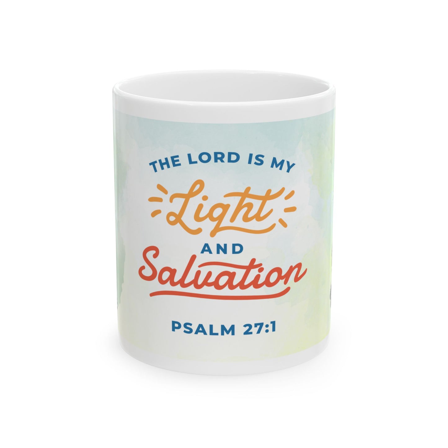 Inspirational Ceramic Mug - Light & Salvation Scripture Coffee Cup