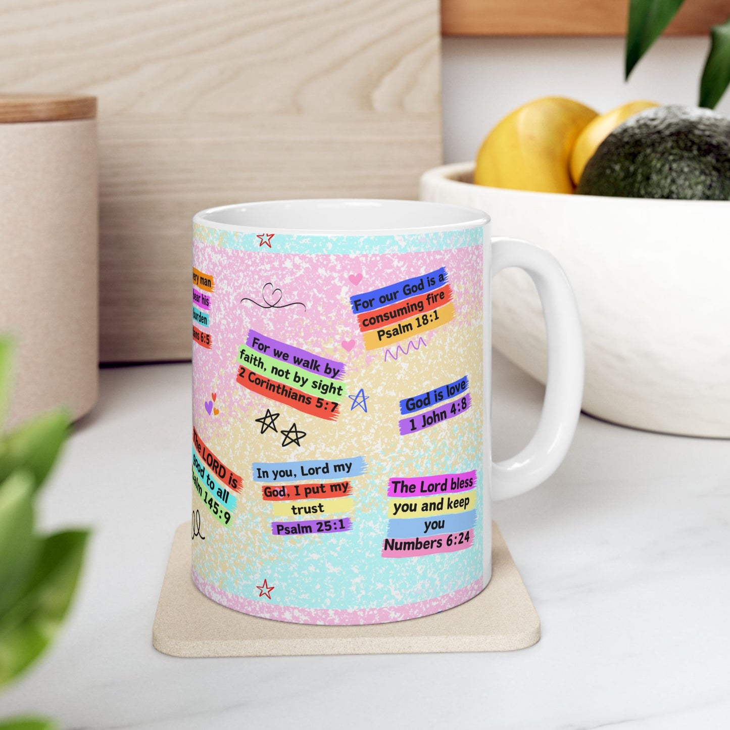 Inspirational Quote Mug - Affirmation Drinkware, Cute Coffee Cup, Bible Verses Mug, Positive Vibes, Gift for Friends