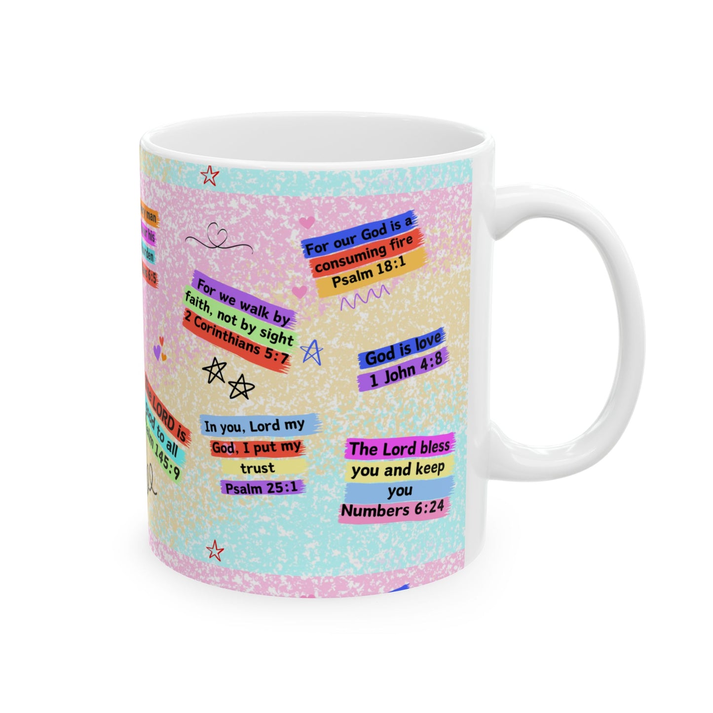 Inspirational Quote Mug - Affirmation Drinkware, Cute Coffee Cup, Bible Verses Mug, Positive Vibes, Gift for Friends