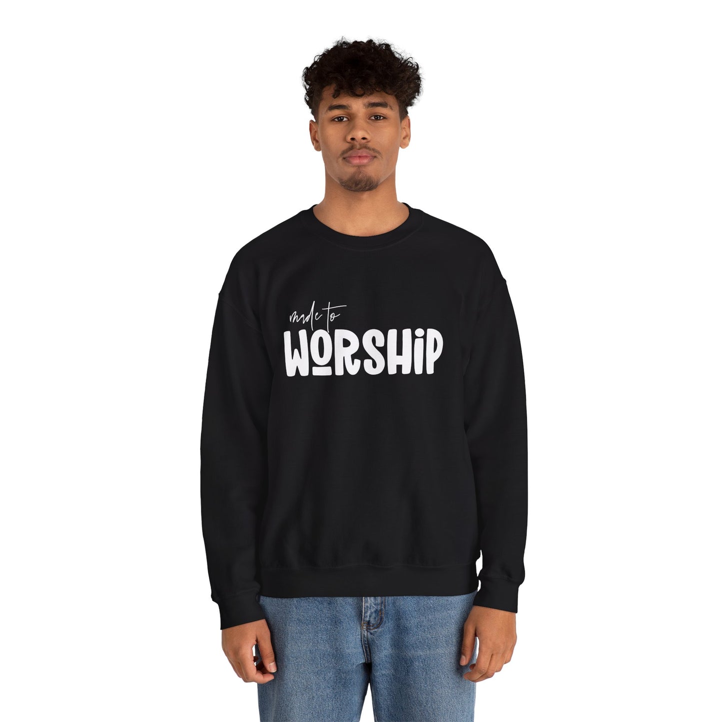 Made to Worship Unisex Heavy Blend Crewneck Sweatshirt