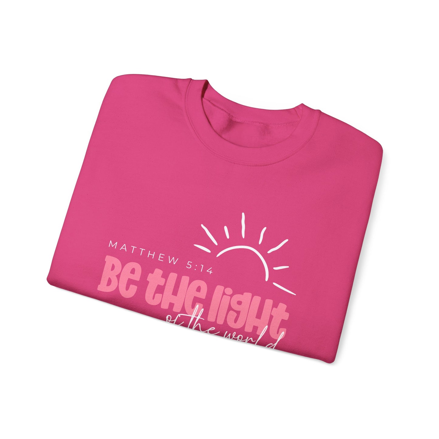 Be the light Unisex Heavy Blend Crewneck Sweatshirt