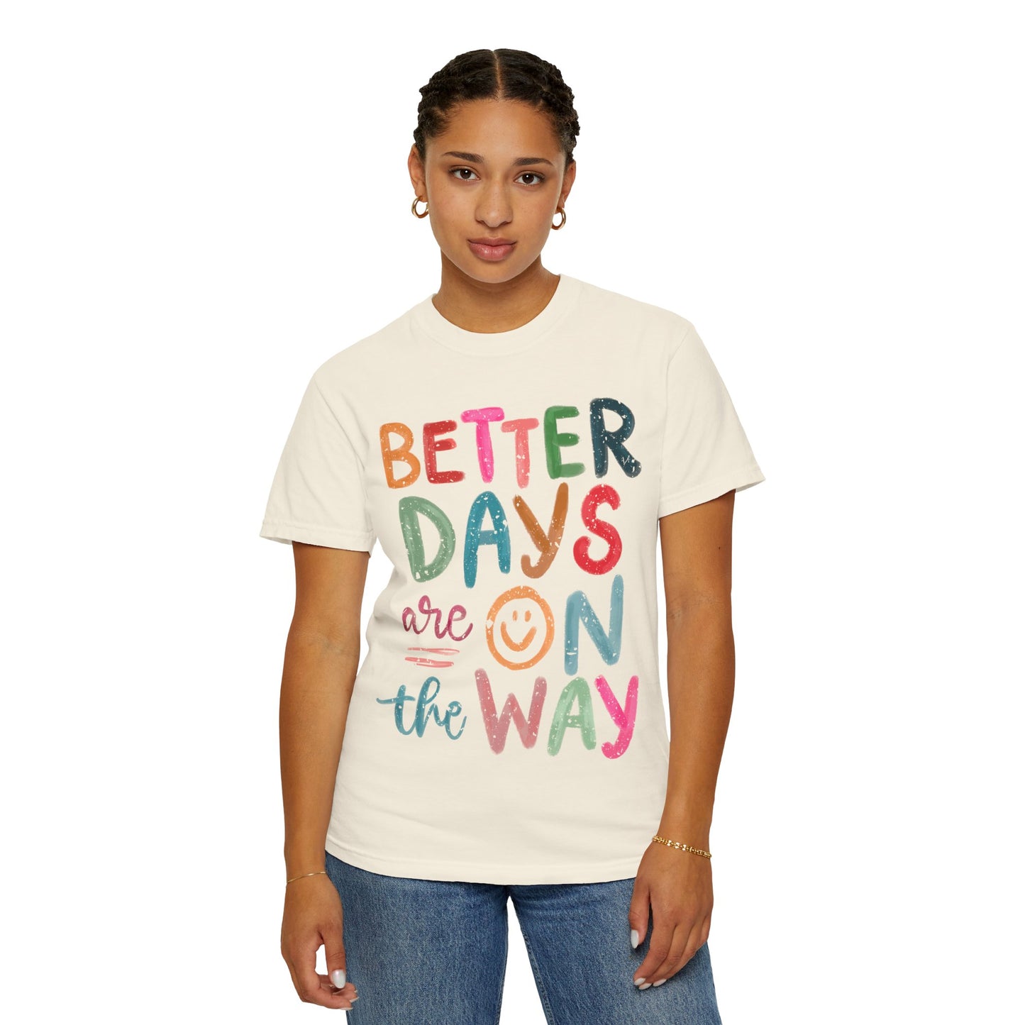 Optimistic Vibes Unisex T-Shirt, Better Days Mood Tee