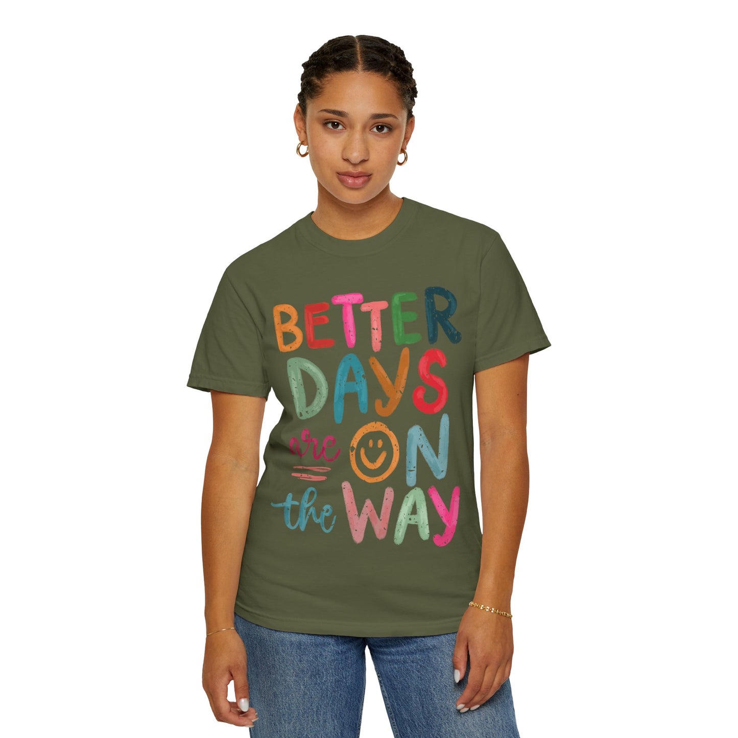 Optimistic Vibes Unisex T-Shirt, Better Days Mood Tee