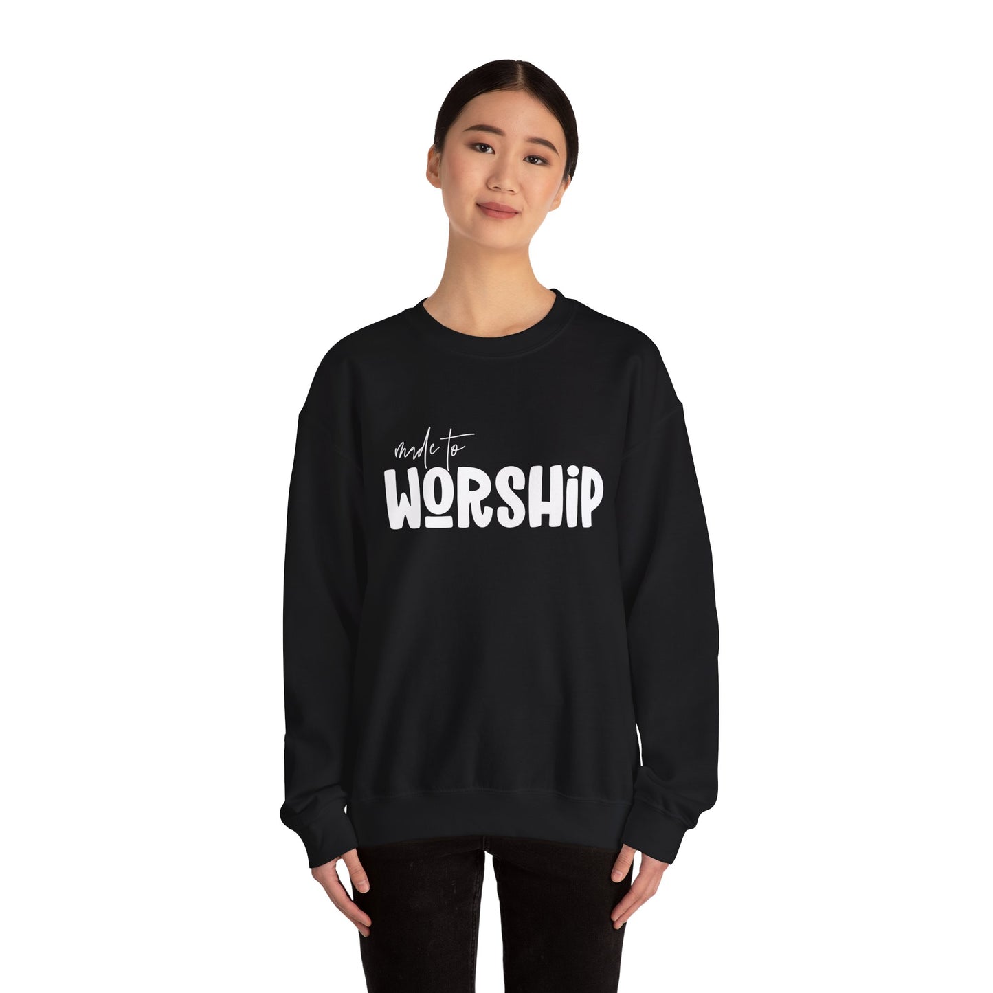Made to Worship Unisex Heavy Blend Crewneck Sweatshirt
