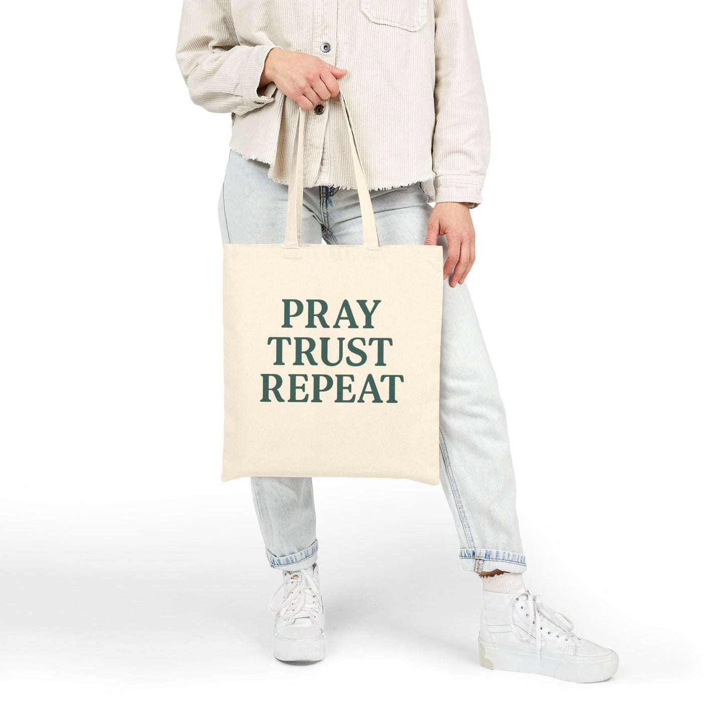 Inspirational Cotton Canvas Tote Bag