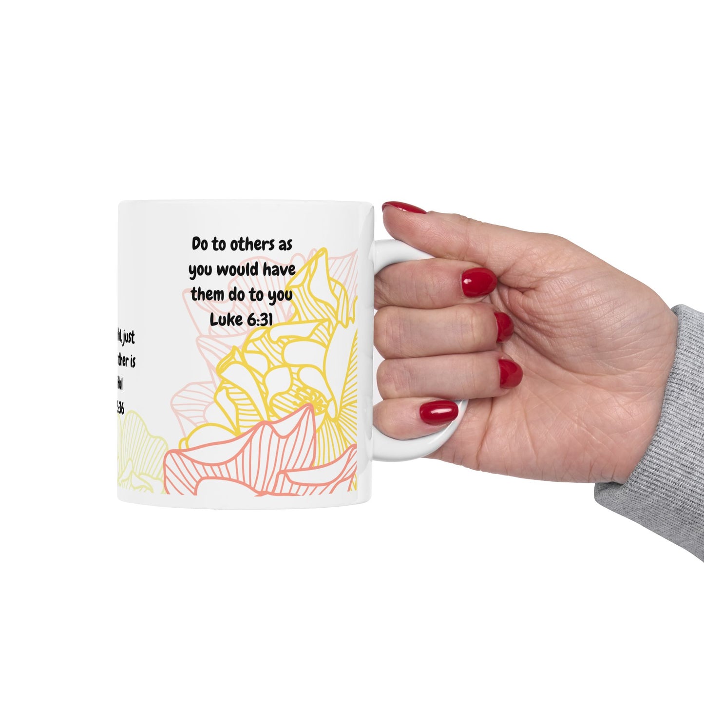 Merciful Messages Ceramic Mug - Inspirational Gift, Coffee Cup, Bible Verse Mug