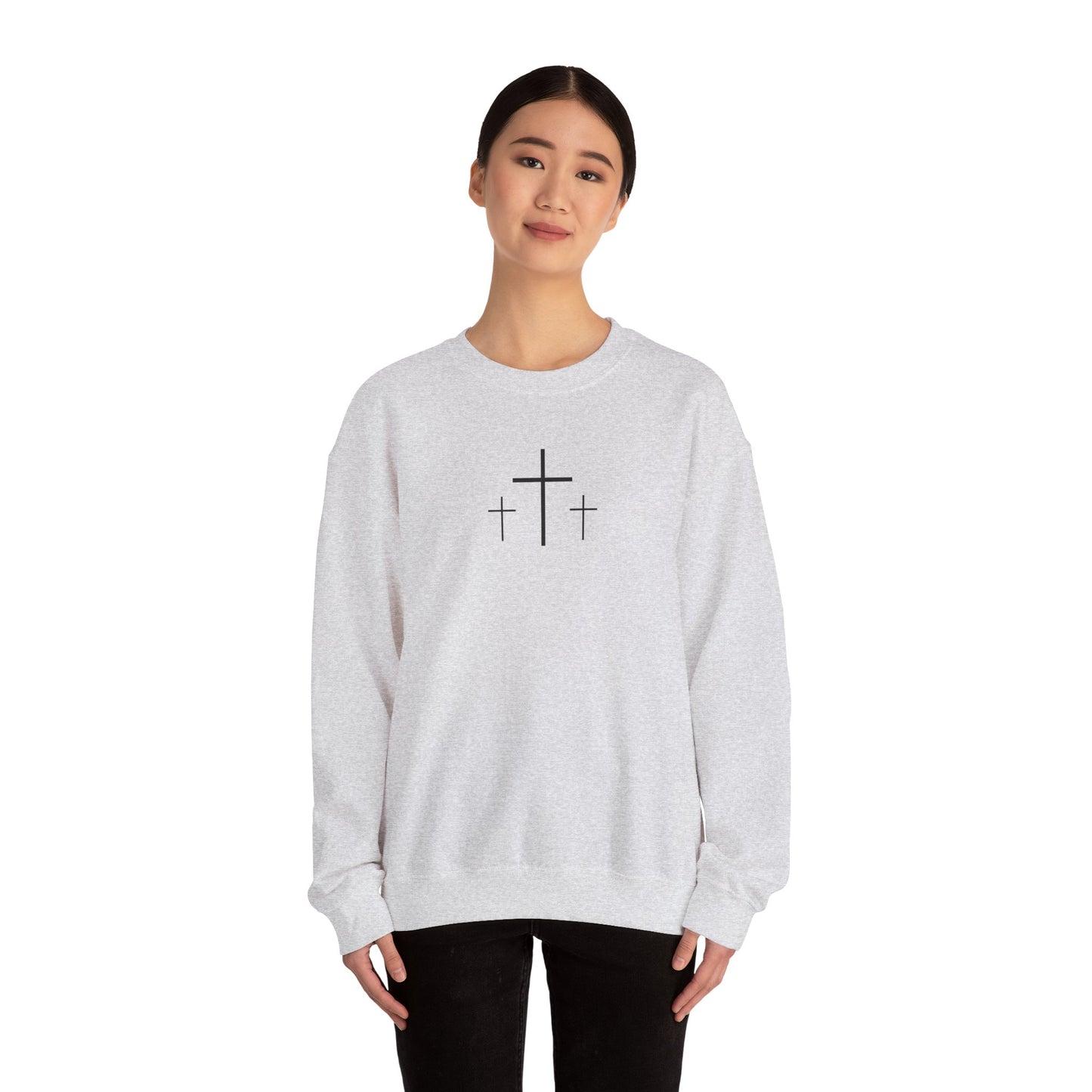 The Cross Unisex Heavy Blend Crewneck Sweatshirt