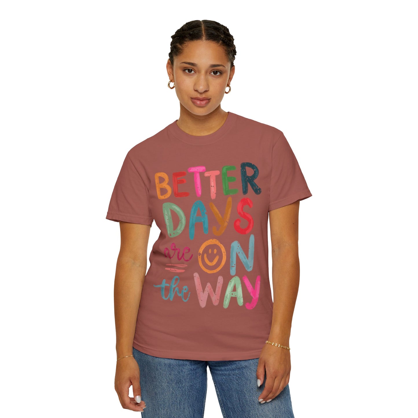 Optimistic Vibes Unisex T-Shirt, Better Days Mood Tee