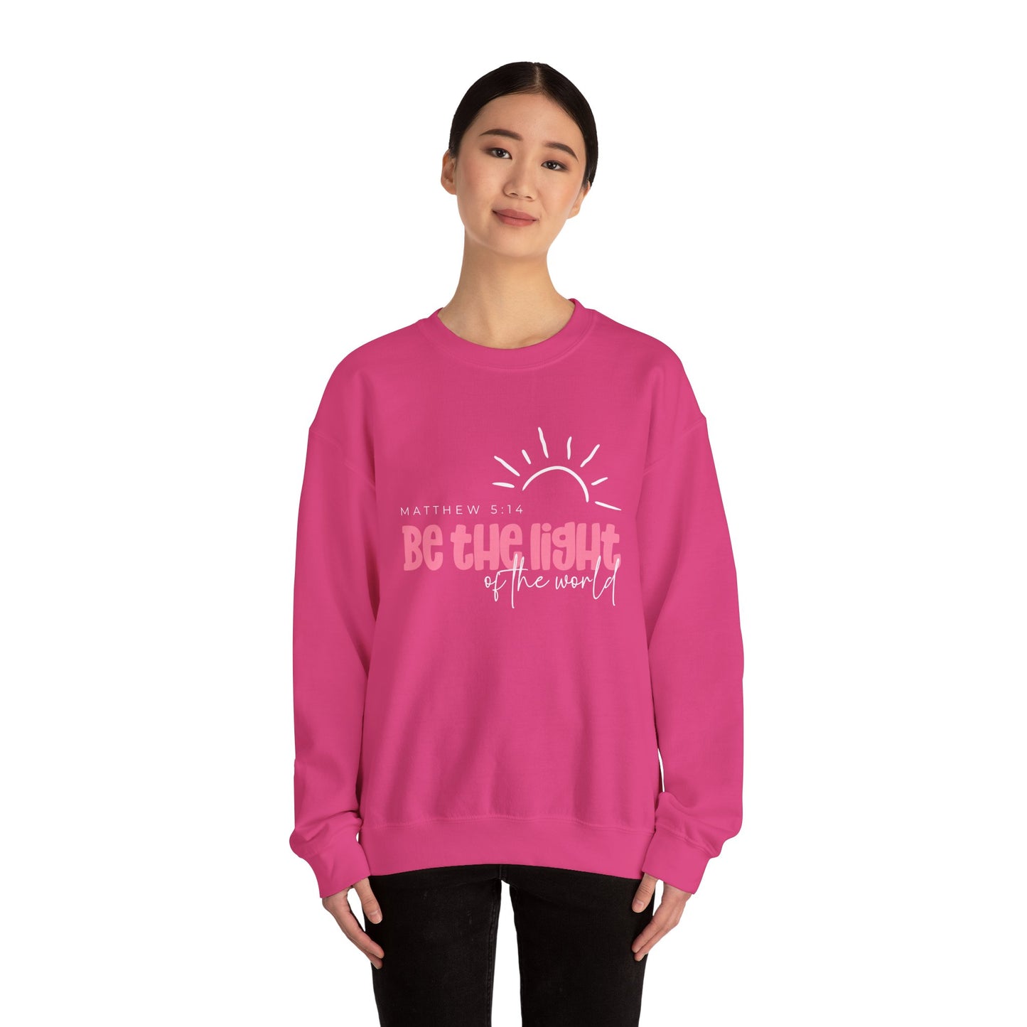 Be the light Unisex Heavy Blend Crewneck Sweatshirt