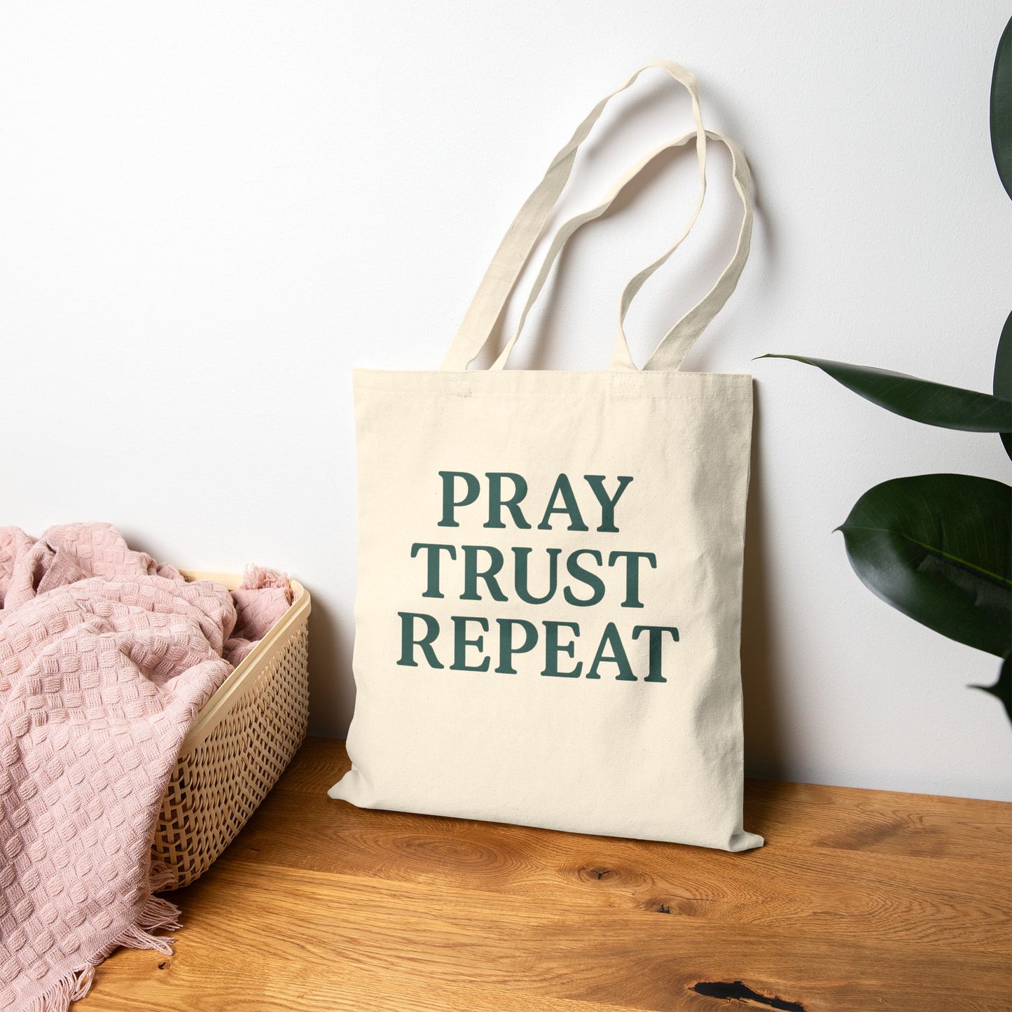Inspirational Cotton Canvas Tote Bag