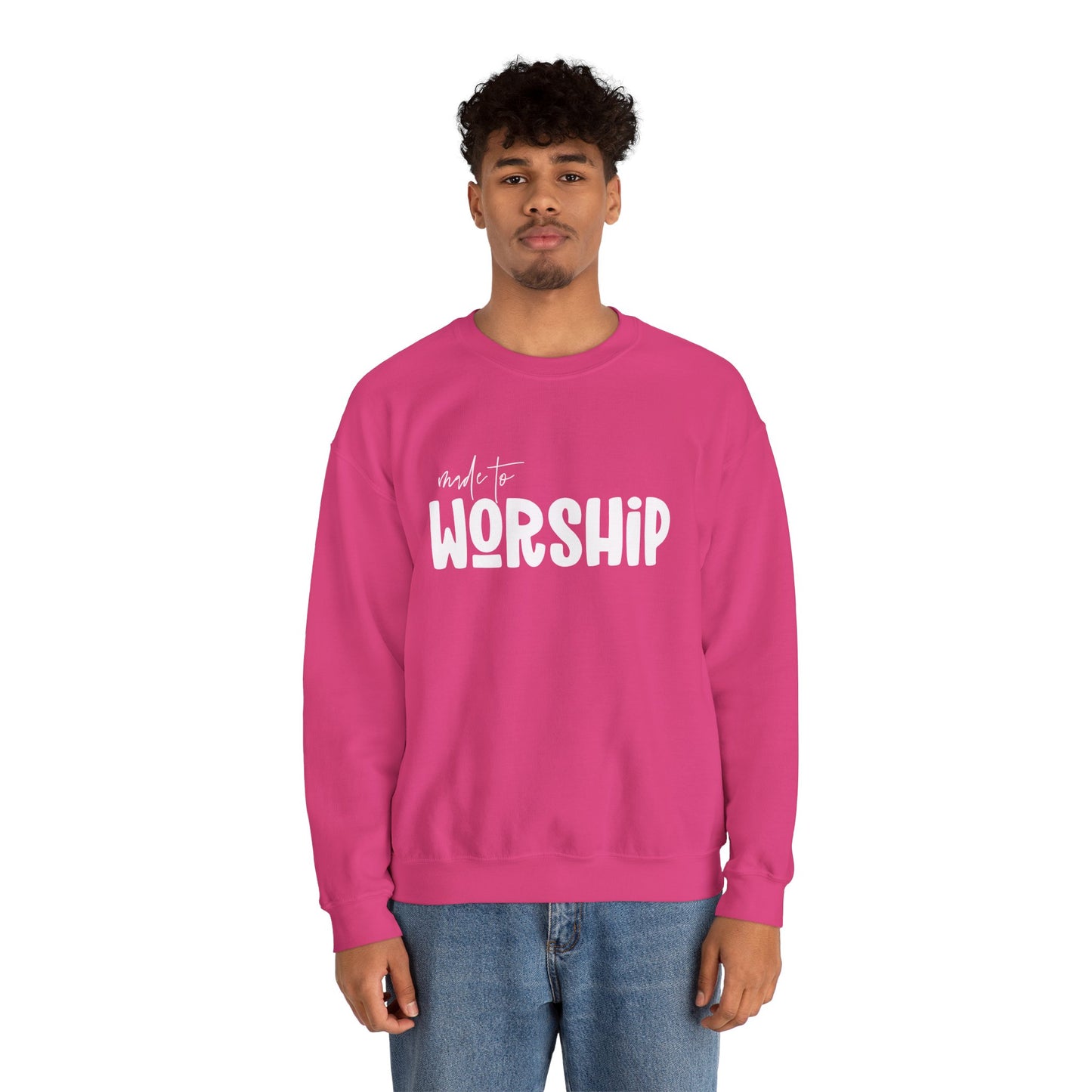 Made to Worship Unisex Heavy Blend Crewneck Sweatshirt