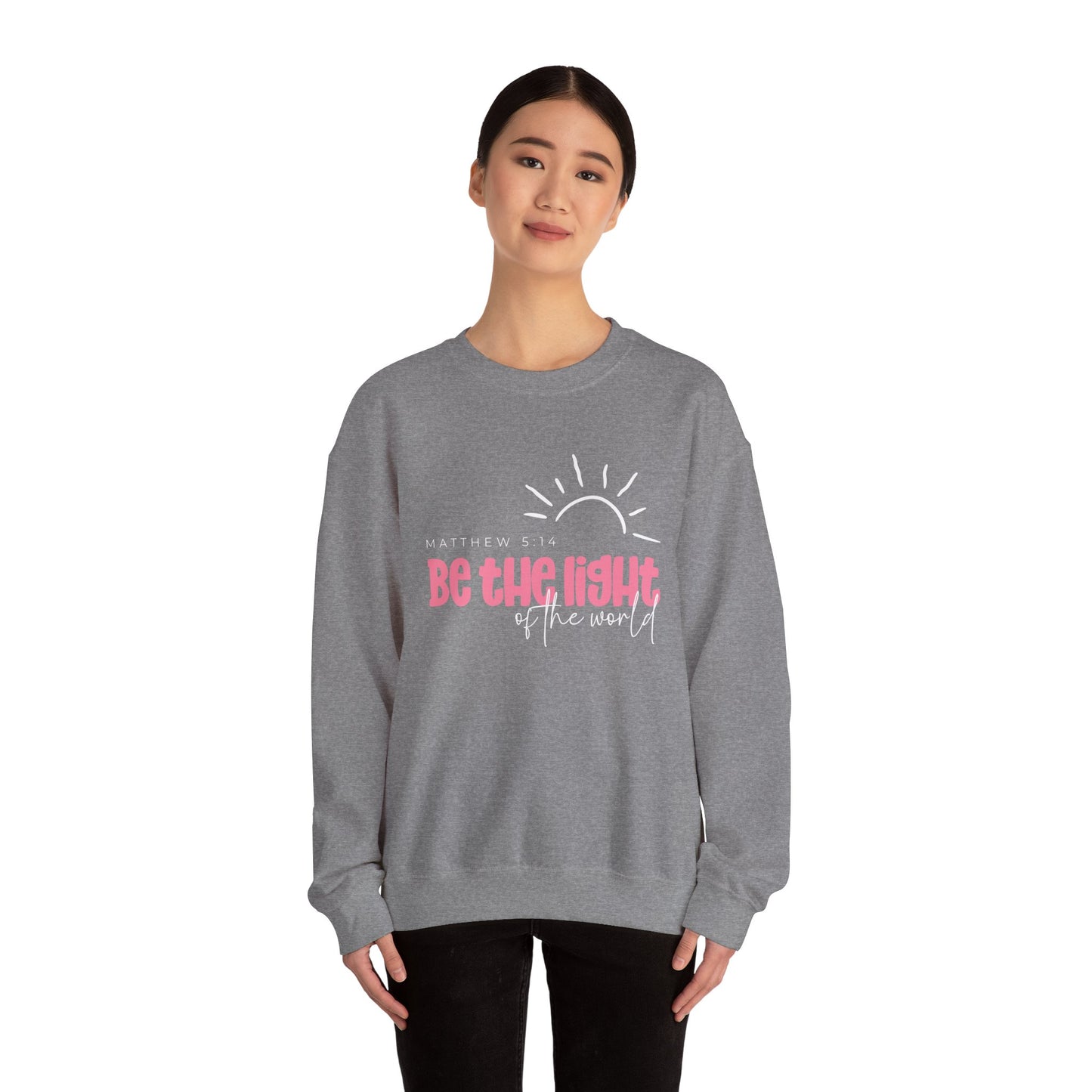 Be the light Unisex Heavy Blend Crewneck Sweatshirt