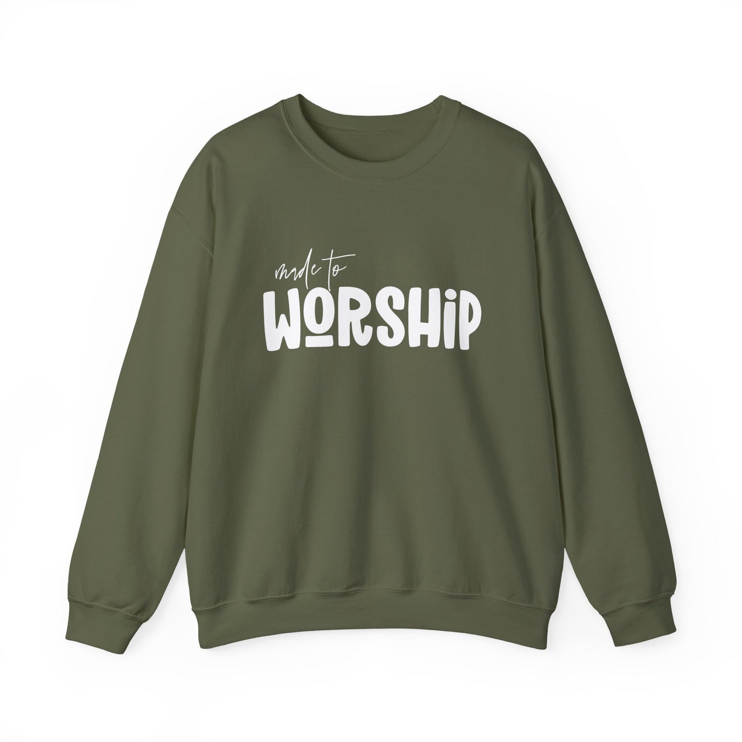 Made to Worship Unisex Heavy Blend Crewneck Sweatshirt