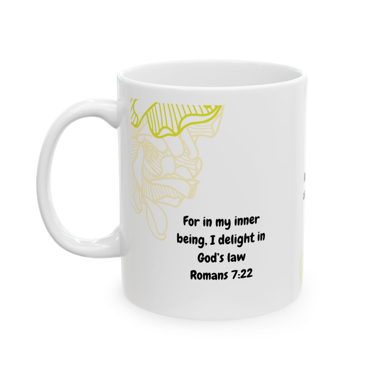Merciful Messages Ceramic Mug - Inspirational Gift, Coffee Cup, Bible Verse Mug