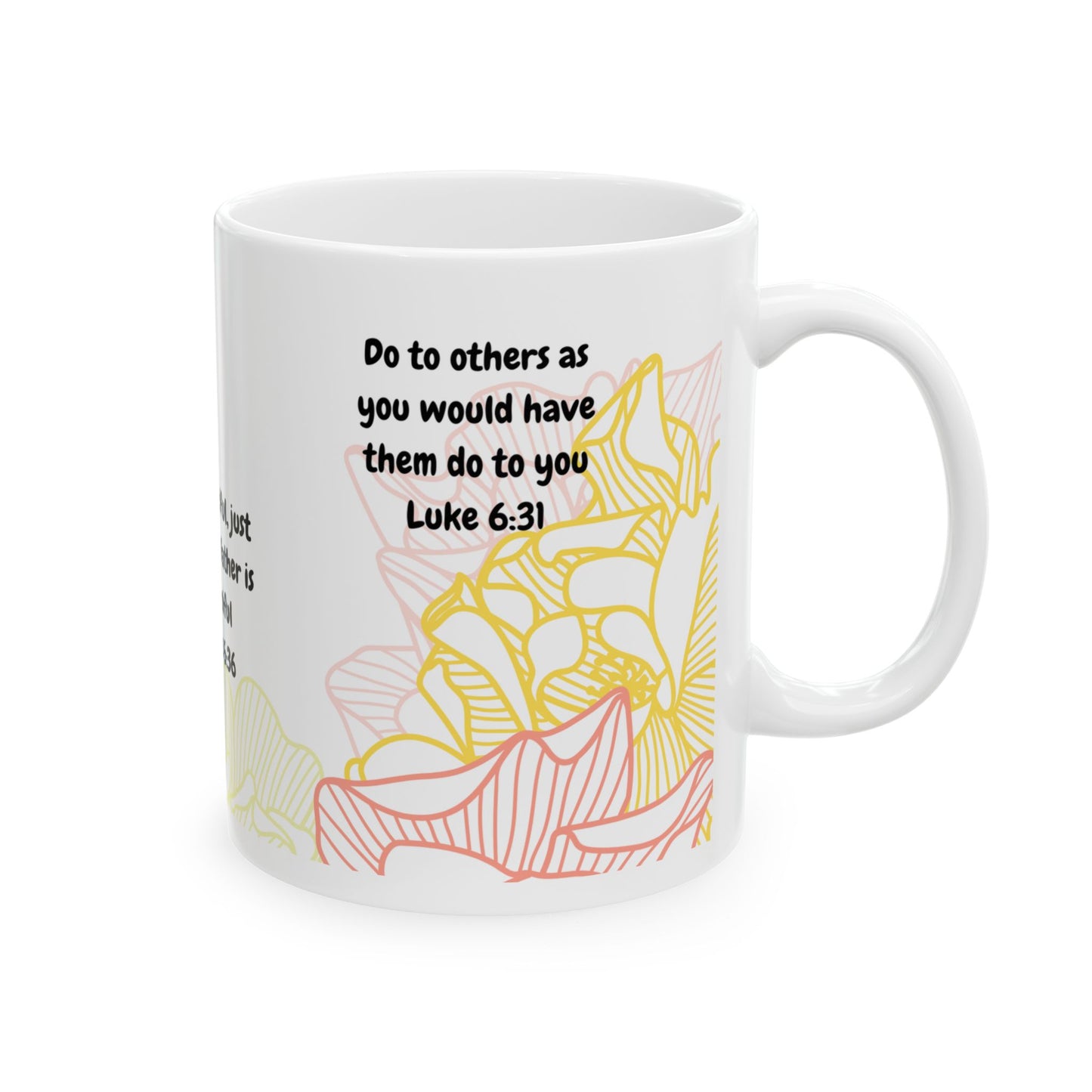 Merciful Messages Ceramic Mug - Inspirational Gift, Coffee Cup, Bible Verse Mug