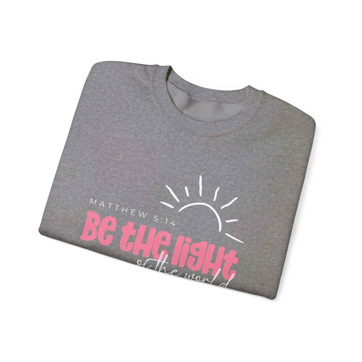 Be the light Unisex Heavy Blend Crewneck Sweatshirt