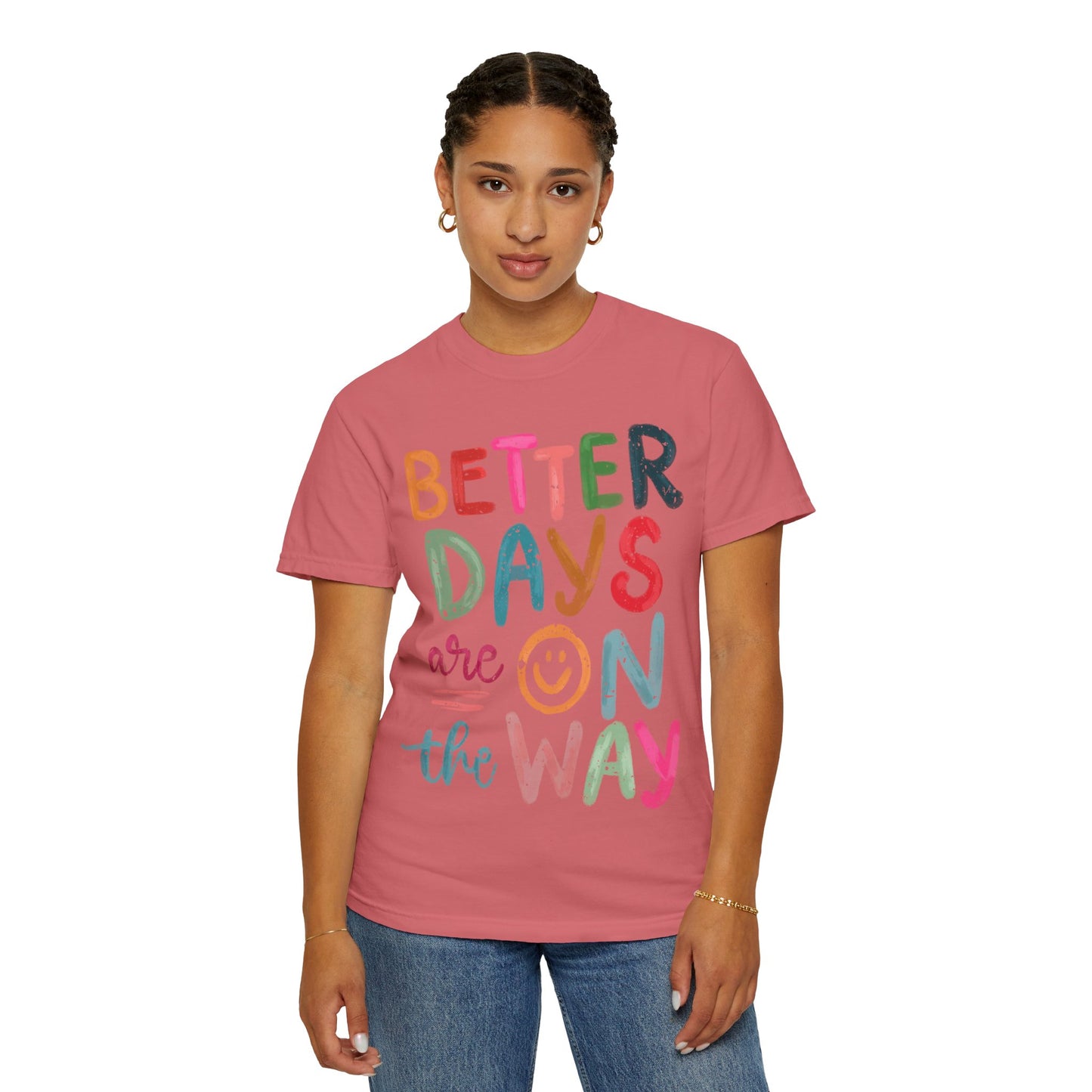 Optimistic Vibes Unisex T-Shirt, Better Days Mood Tee