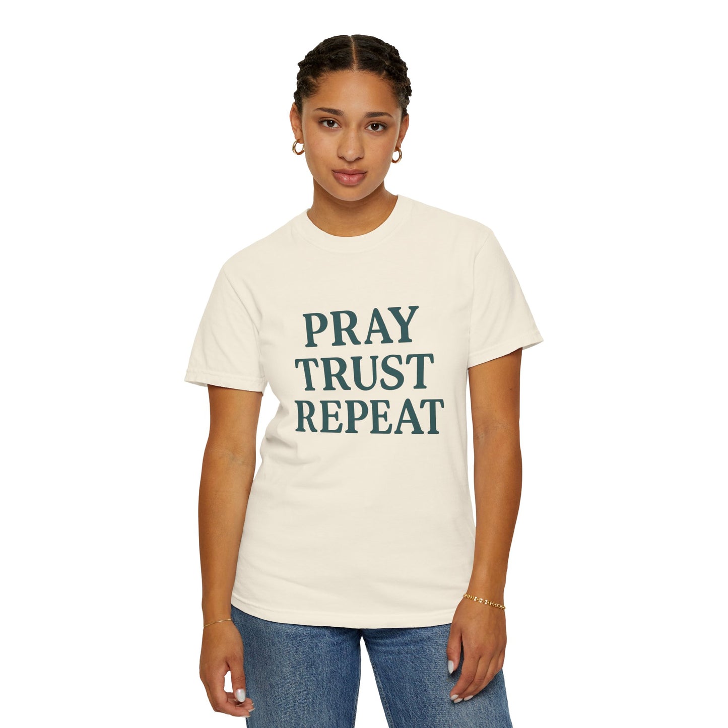 Pray Trust Repeat - Faith-Based, Casual Wear