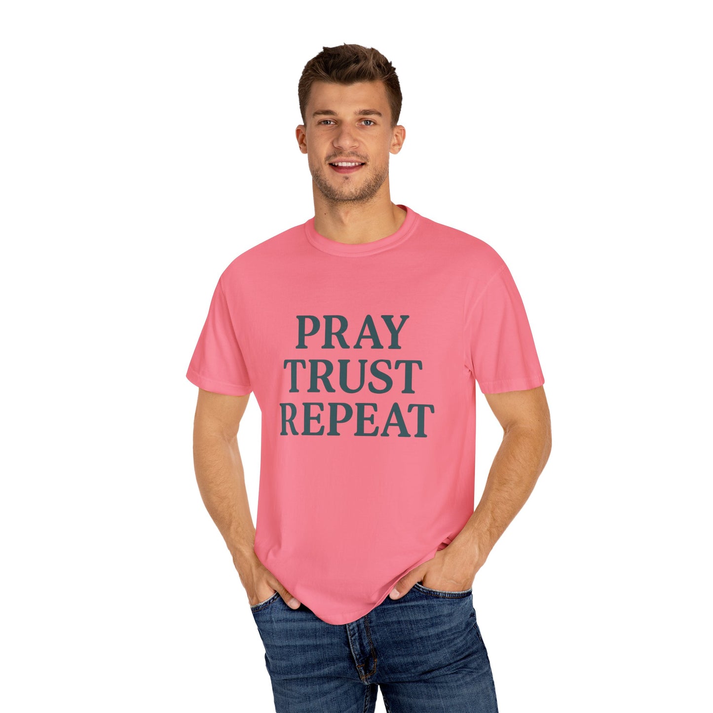 Pray Trust Repeat - Faith-Based, Casual Wear