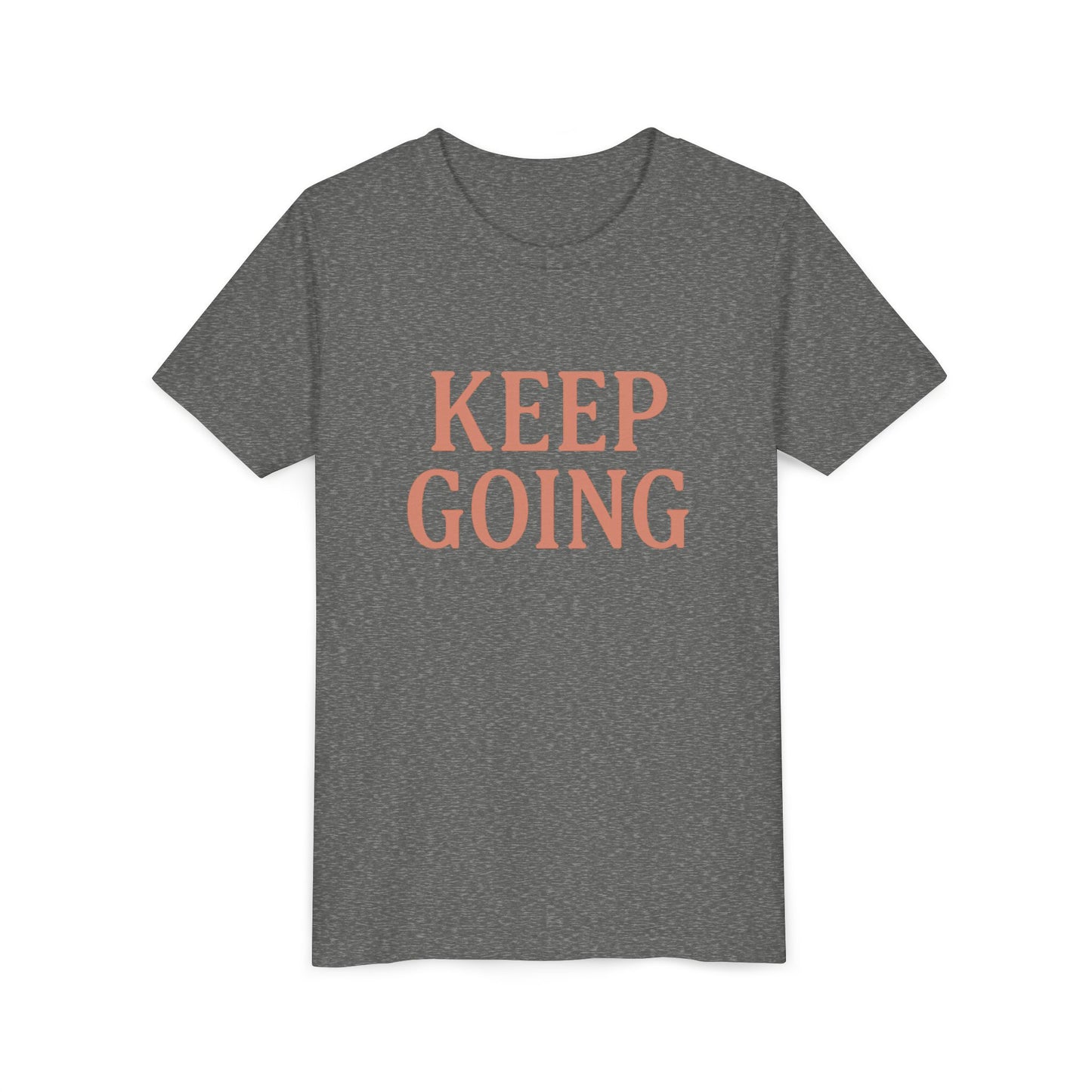 Motivational Youth Tee - "Keep Going" - Positive Reminder