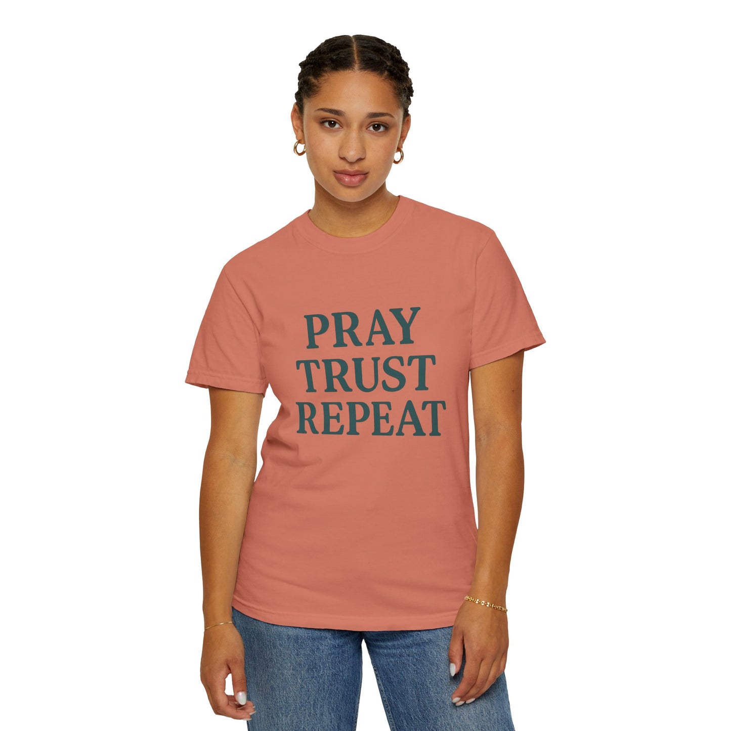 Pray Trust Repeat - Faith-Based, Casual Wear