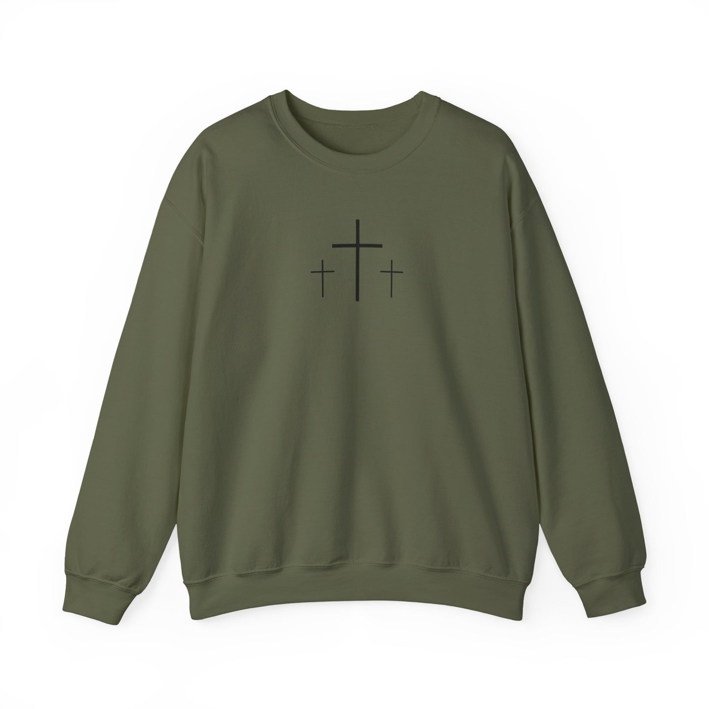 The Cross Unisex Heavy Blend Crewneck Sweatshirt