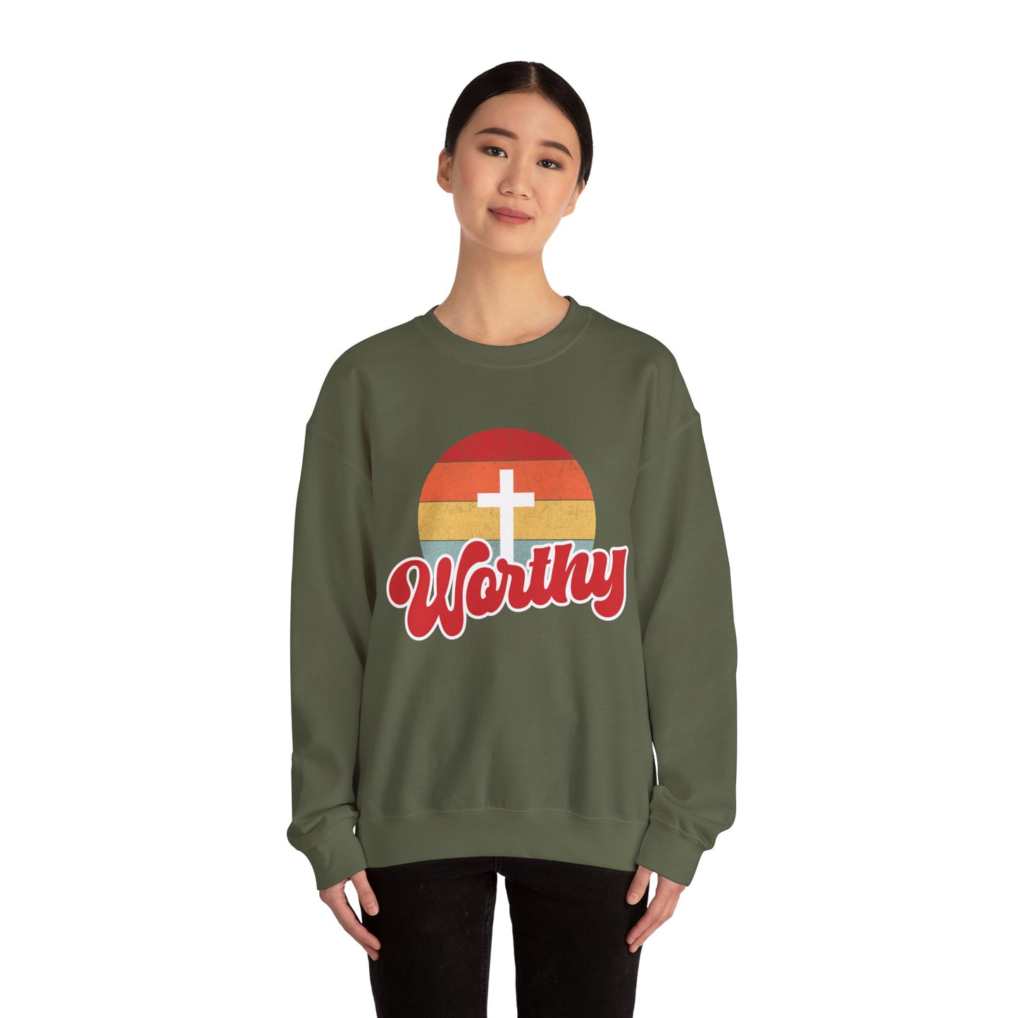 Worthy Unisex Heavy Blend Crewneck Sweatshirt
