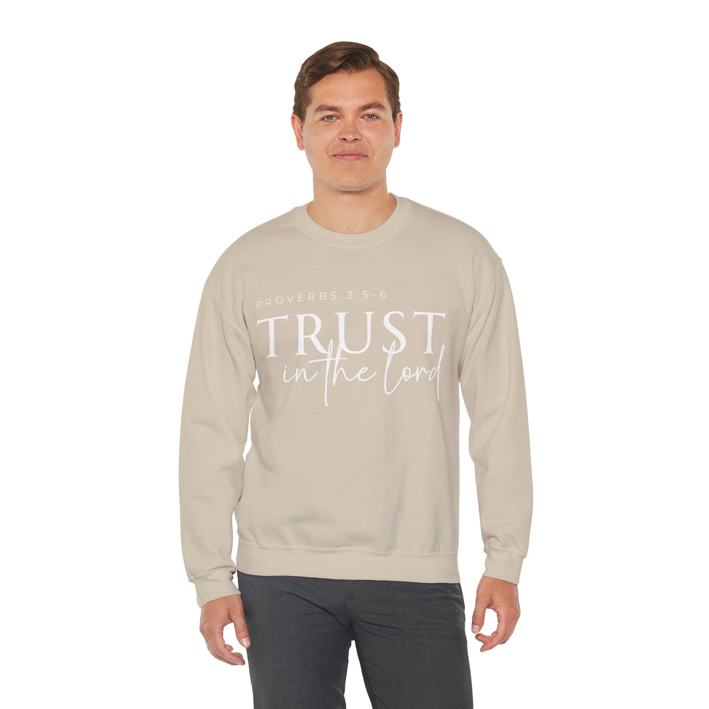 Trust in the Lord Unisex Heavy Blend Crewneck Sweatshirt
