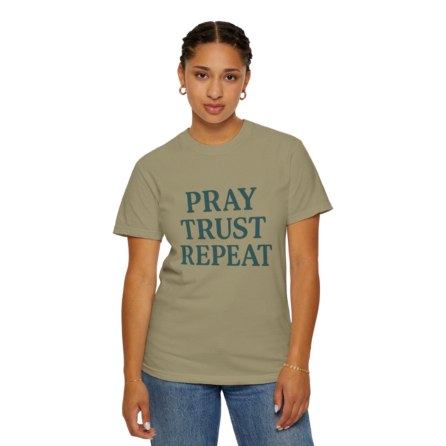 Pray Trust Repeat - Faith-Based, Casual Wear