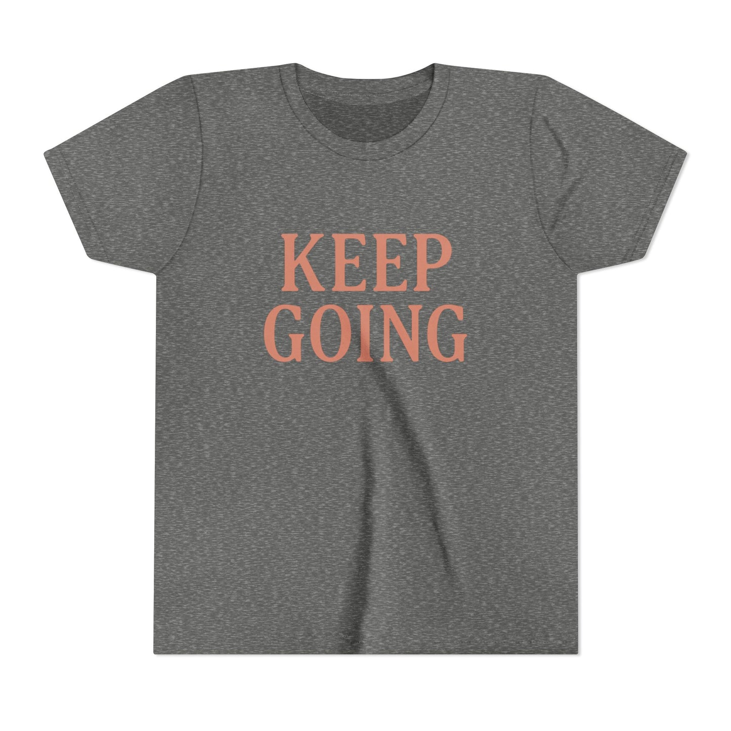 Motivational Youth Tee - "Keep Going" - Positive Reminder
