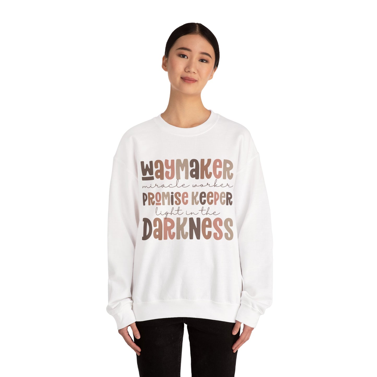 Way Maker Unisex Heavy Blend Crewneck Sweatshirt