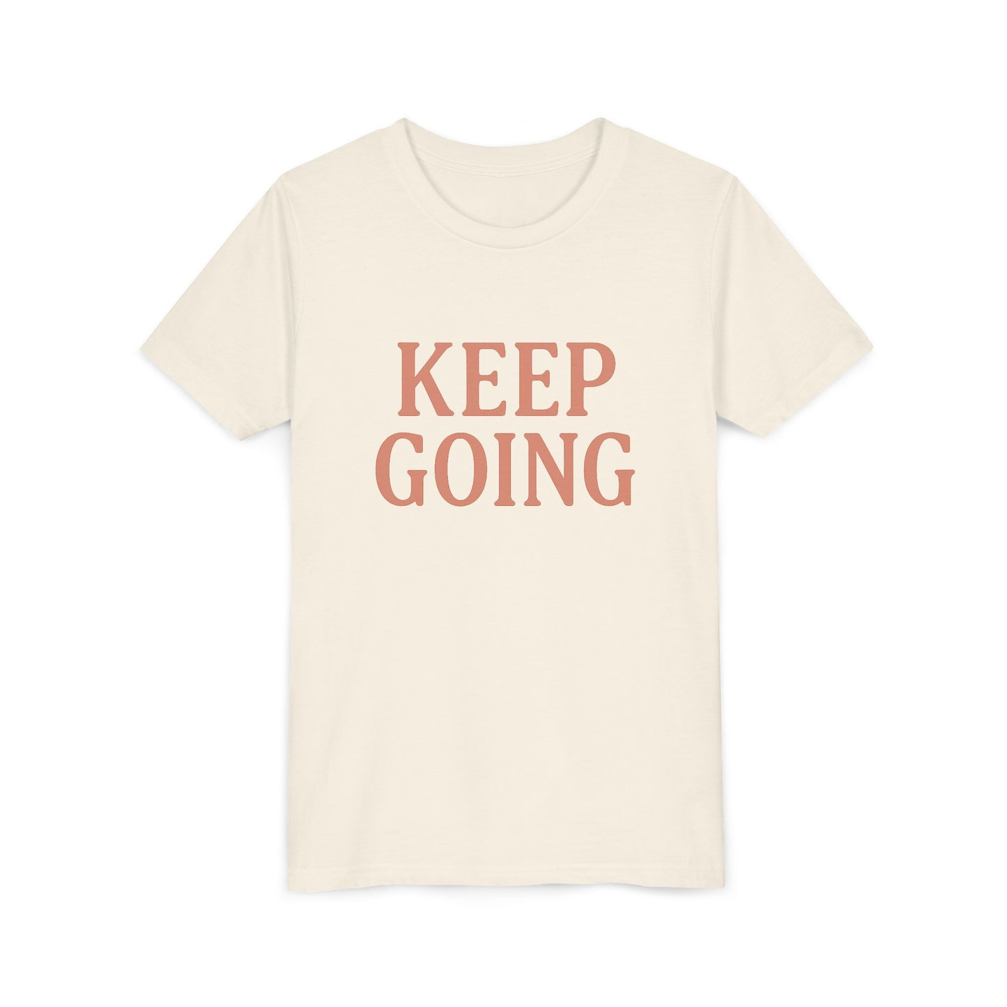 Motivational Youth Tee - "Keep Going" - Positive Reminder