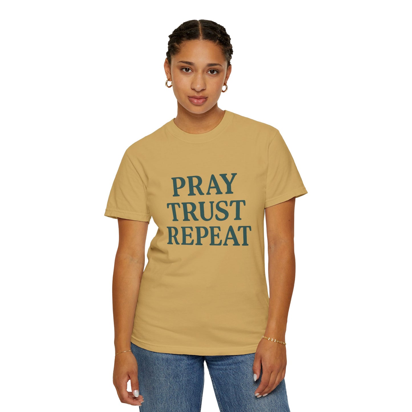 Pray Trust Repeat - Faith-Based, Casual Wear