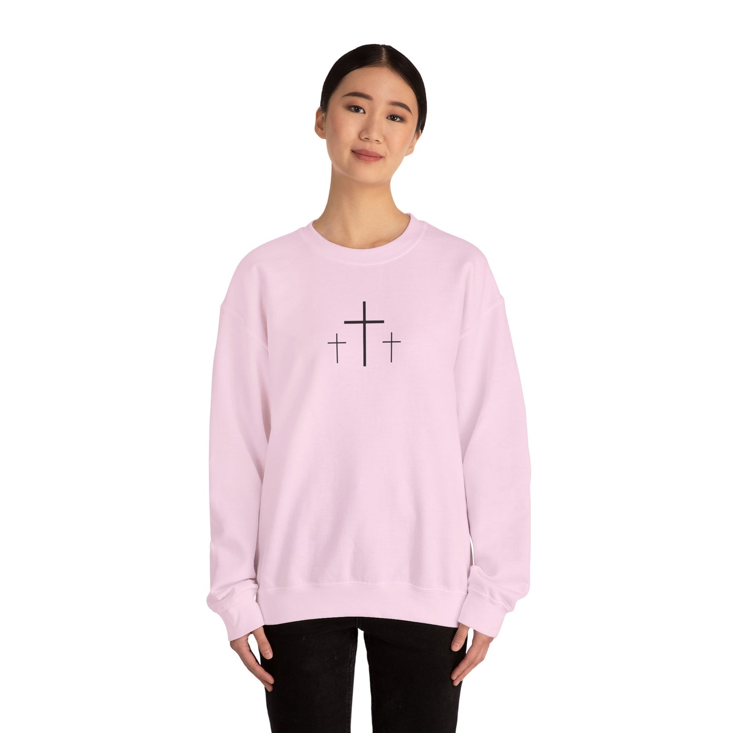 The Cross Unisex Heavy Blend Crewneck Sweatshirt