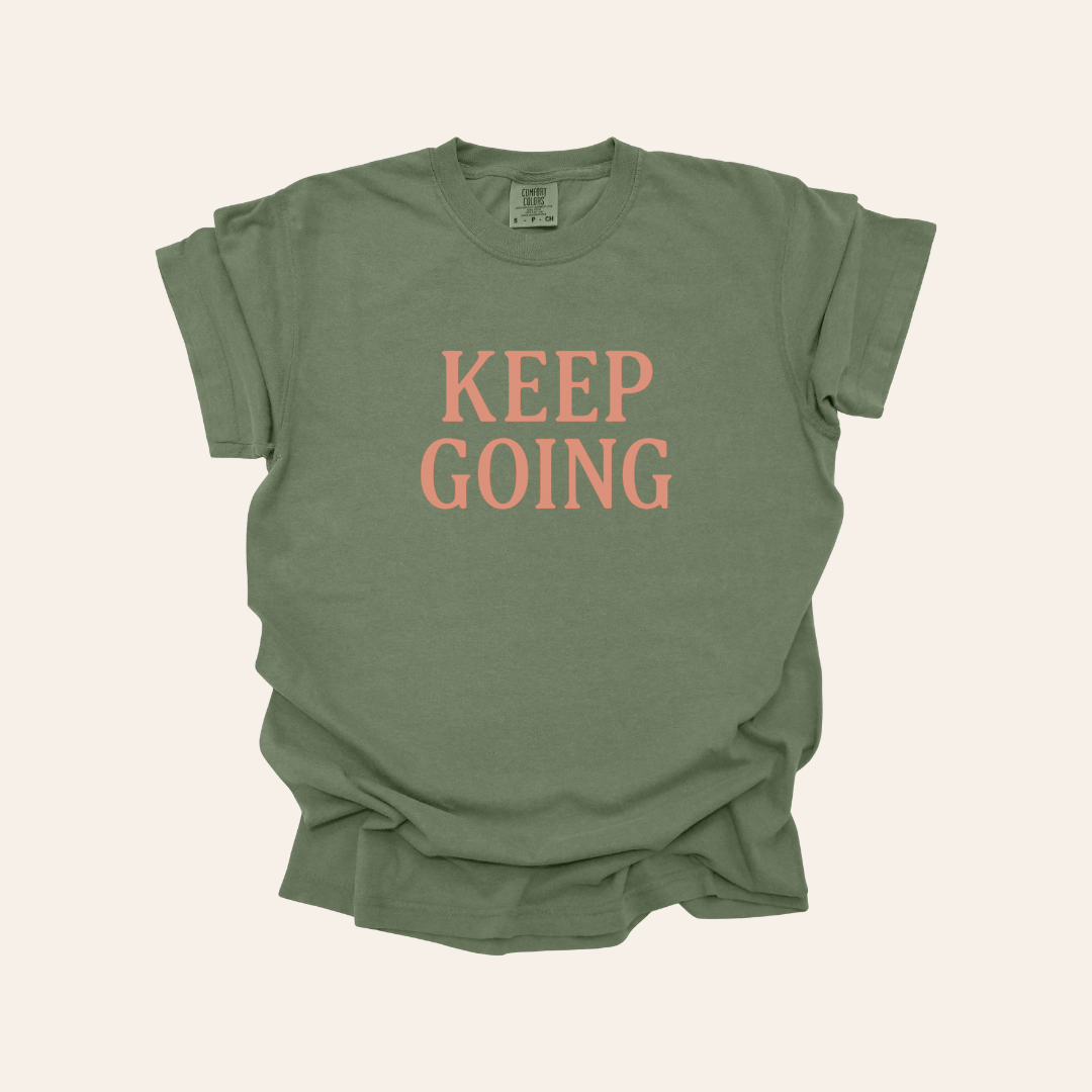 Keep Going, Unisex Inspirational Tee