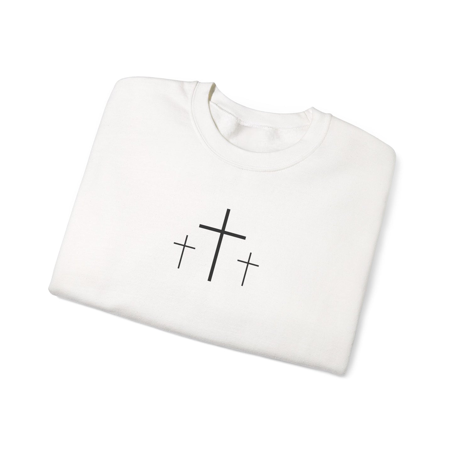 The Cross Unisex Heavy Blend Crewneck Sweatshirt