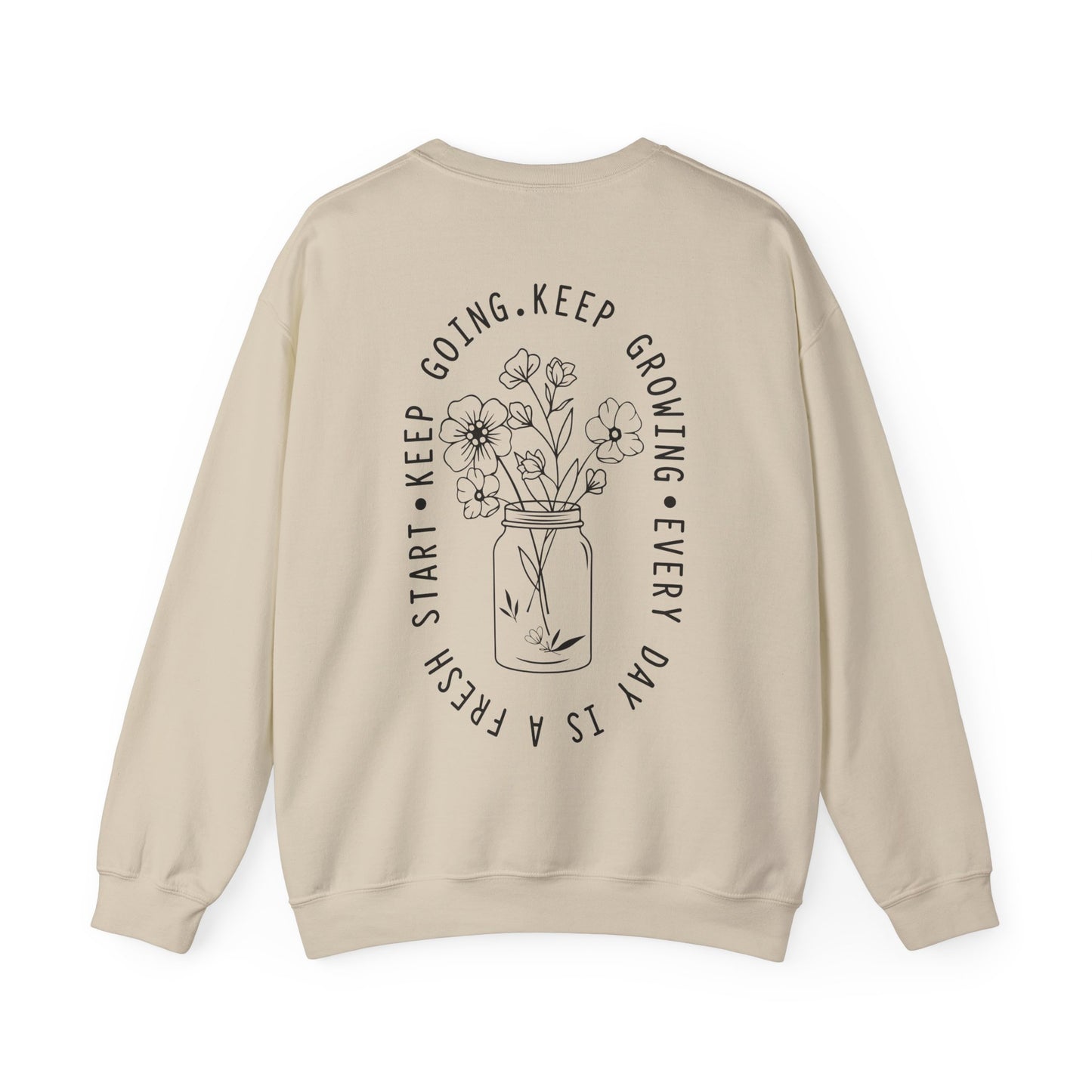 Keep Going Unisex Heavy Blend Crewneck Sweatshirt