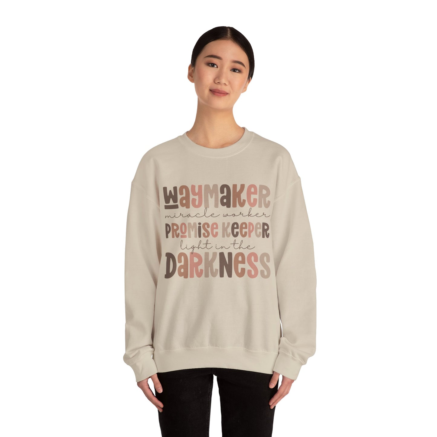 Way Maker Unisex Heavy Blend Crewneck Sweatshirt