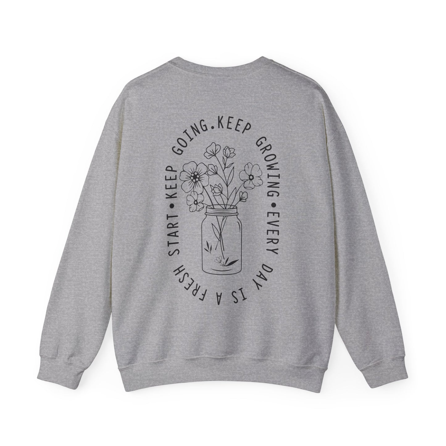 Keep Going Unisex Heavy Blend Crewneck Sweatshirt