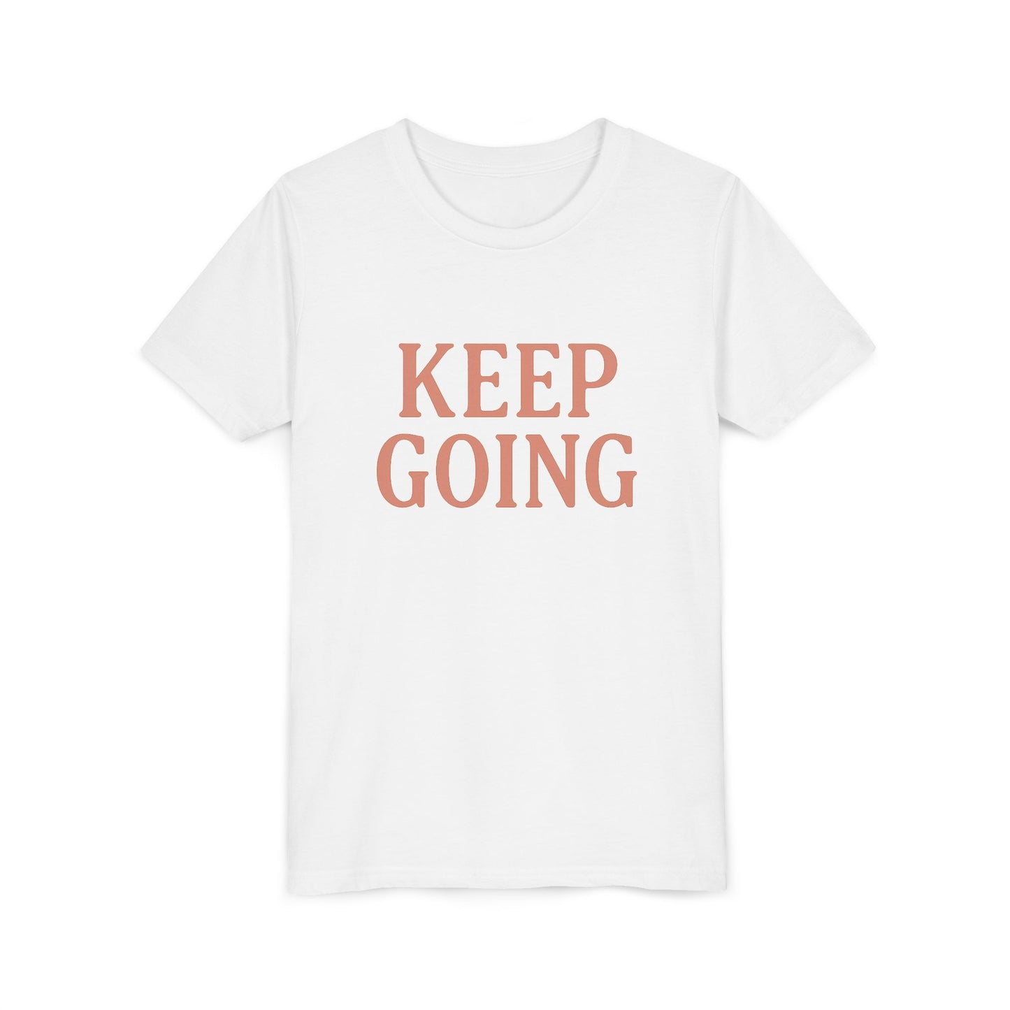 Motivational Youth Tee - "Keep Going" - Positive Reminder