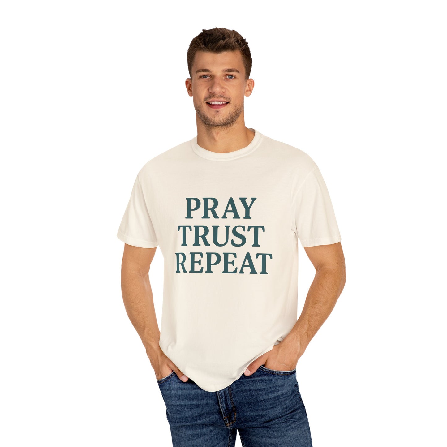 Pray Trust Repeat - Faith-Based, Casual Wear