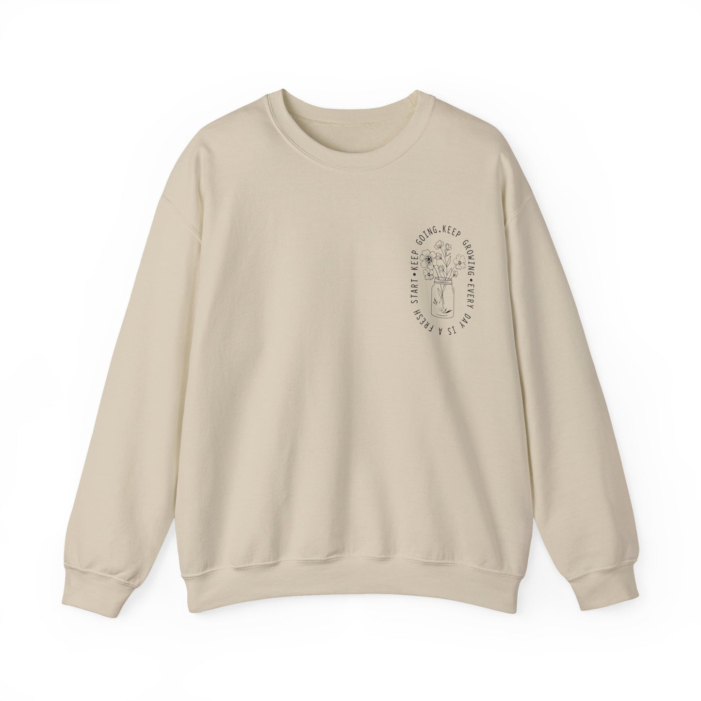 Keep Going Unisex Heavy Blend Crewneck Sweatshirt