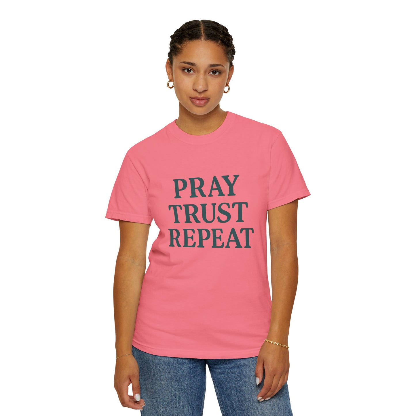 Pray Trust Repeat - Faith-Based, Casual Wear