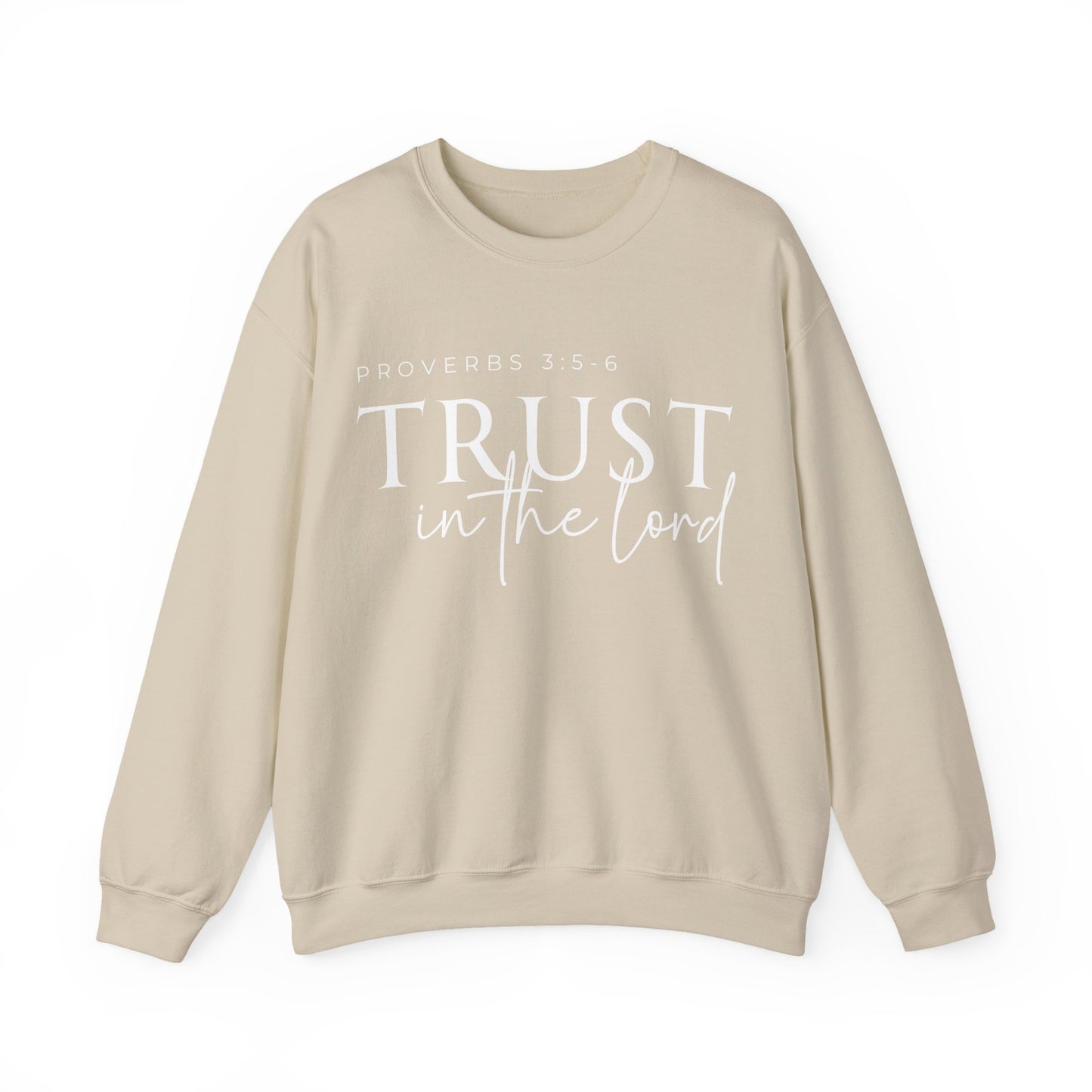 Trust in the Lord Unisex Heavy Blend Crewneck Sweatshirt