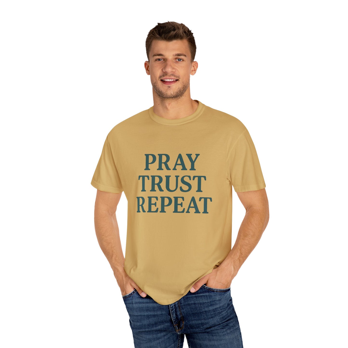 Pray Trust Repeat - Faith-Based, Casual Wear