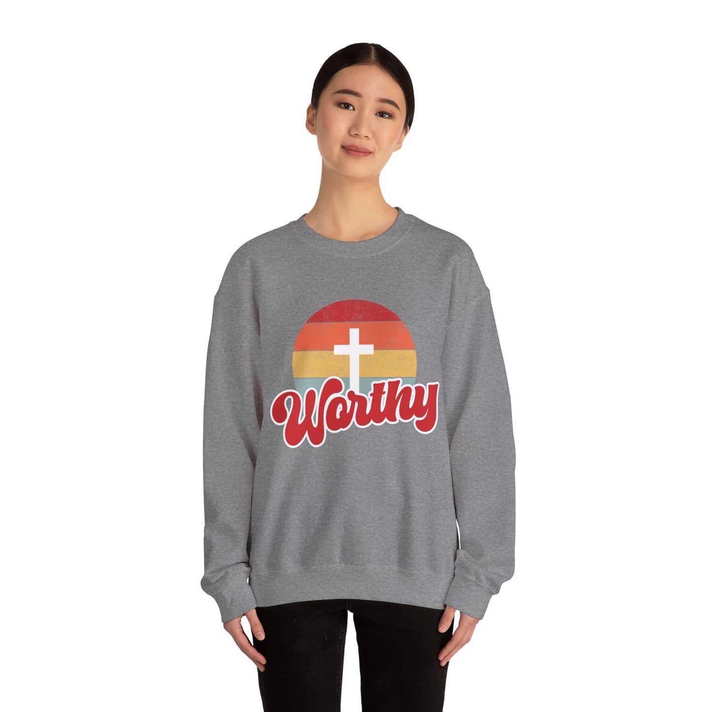 Worthy Unisex Heavy Blend Crewneck Sweatshirt