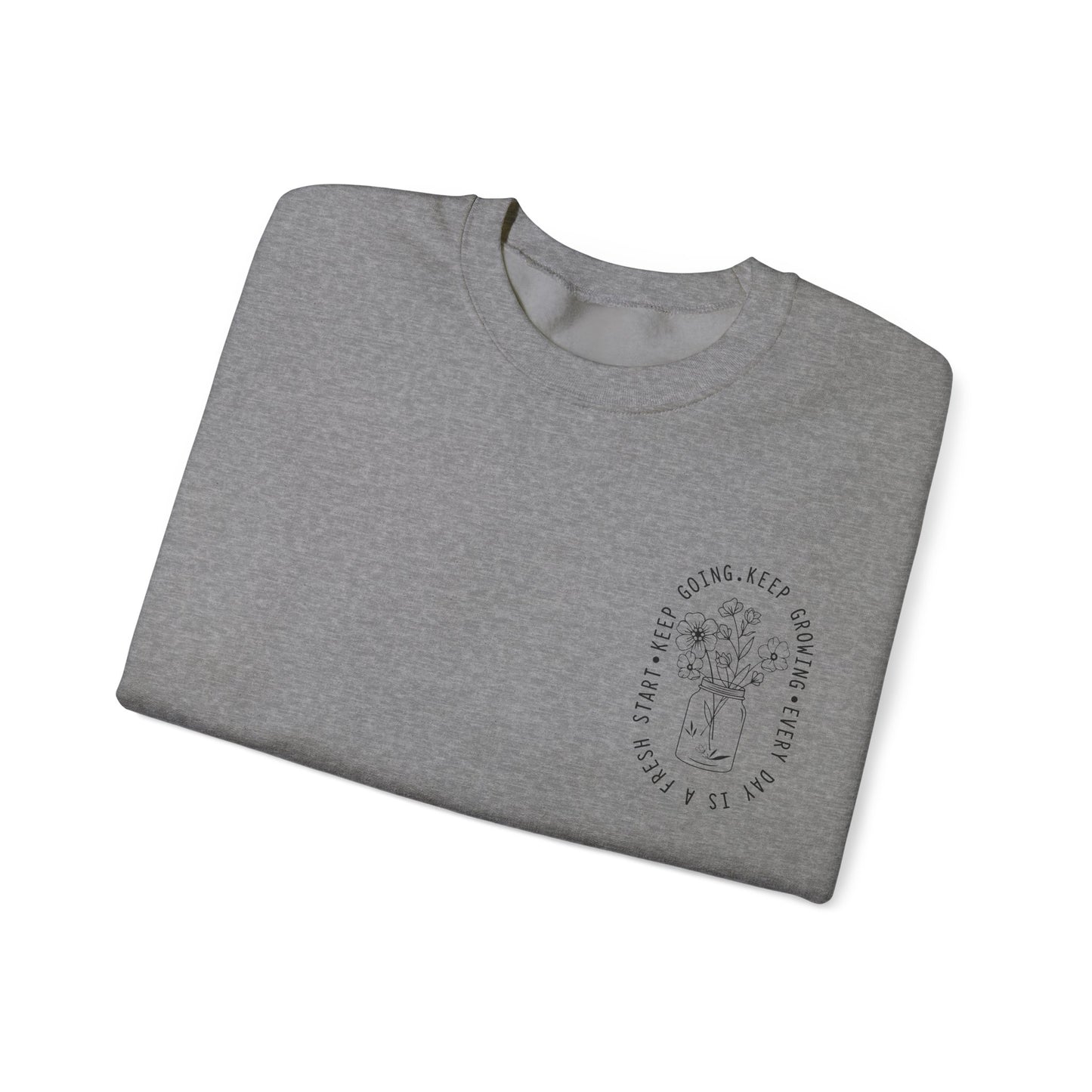 Keep Going Unisex Heavy Blend Crewneck Sweatshirt