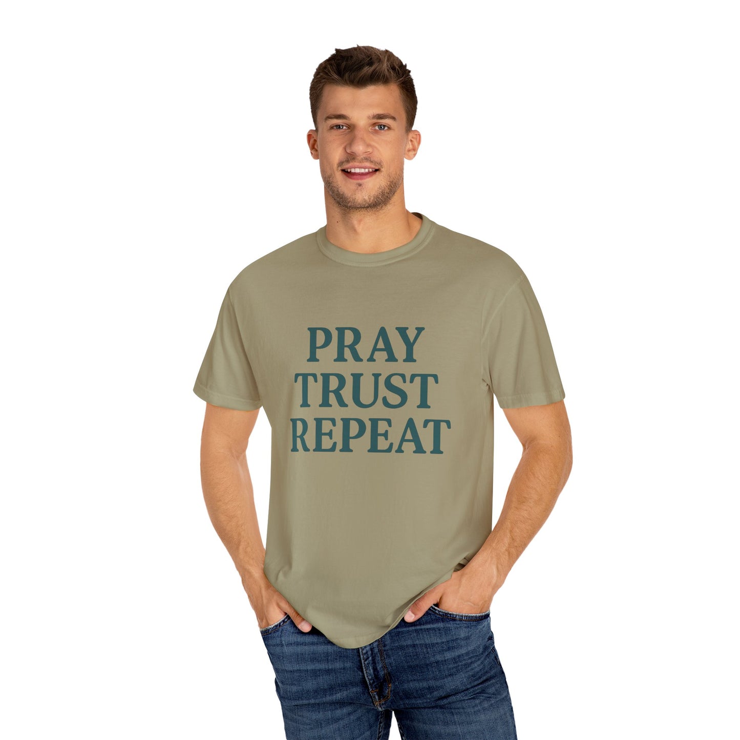 Pray Trust Repeat - Faith-Based, Casual Wear