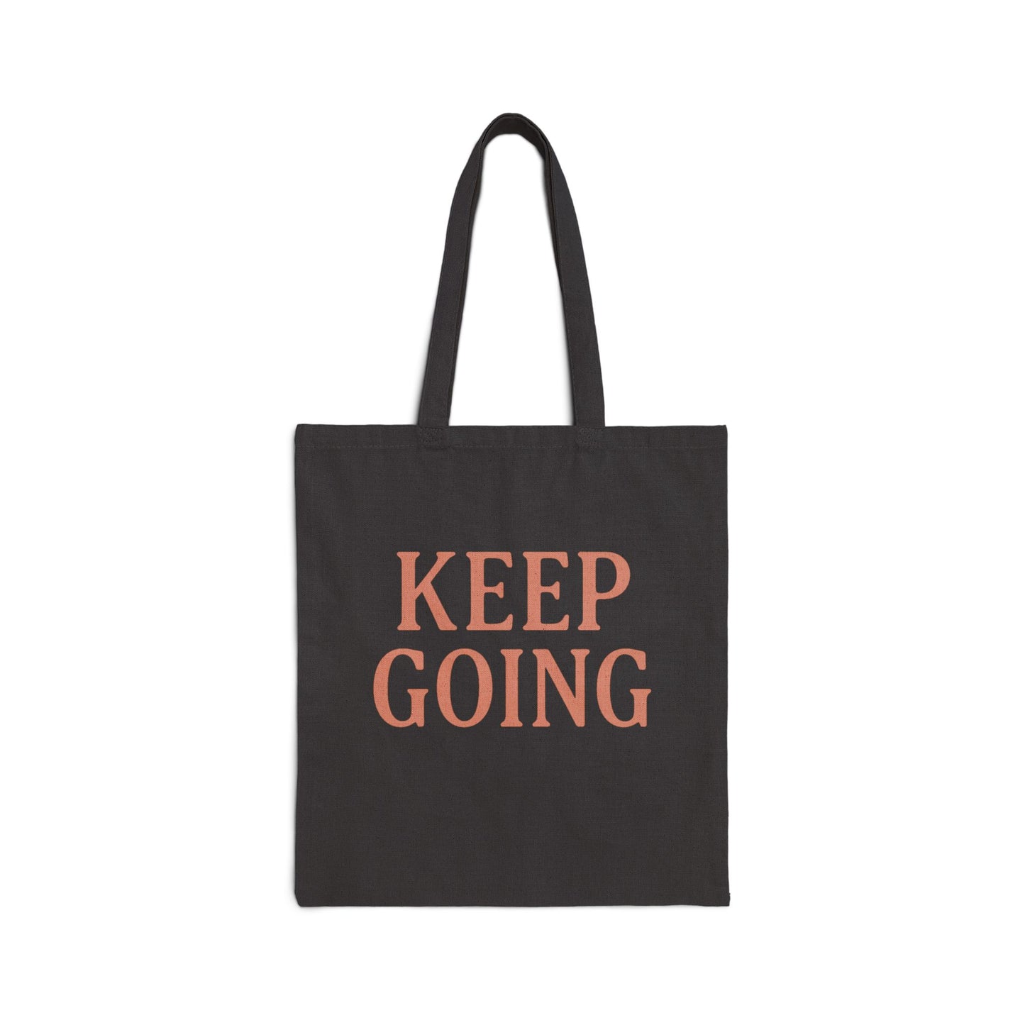 Motivational Cotton Canvas Tote Bag