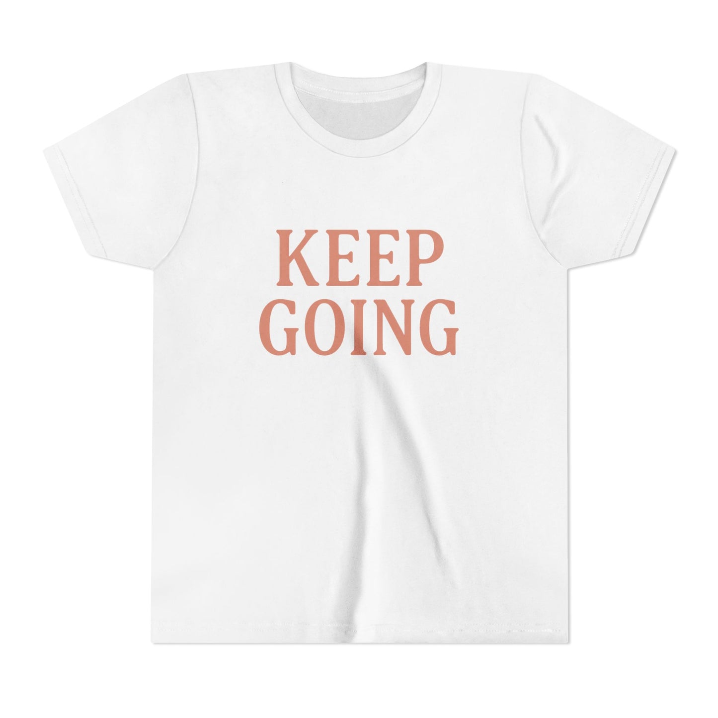 Motivational Youth Tee - "Keep Going" - Positive Reminder